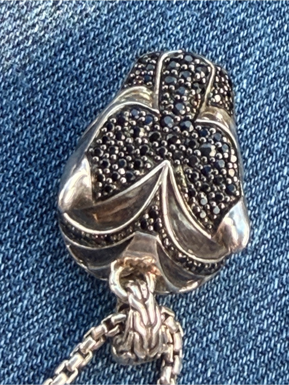 John Hardy Black Panther Pendant Necklace - Picture 2 of 15